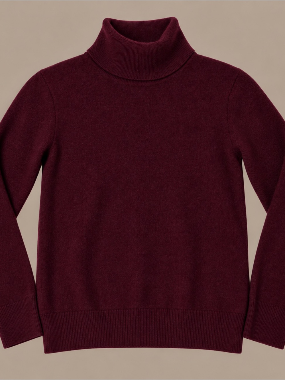 Banana Republic Plum Merino Turtleneck Sweater